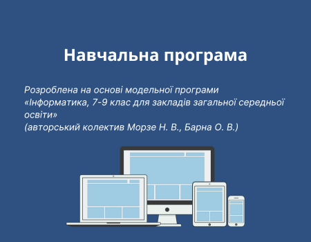 Навчальна програма інформатика7клас